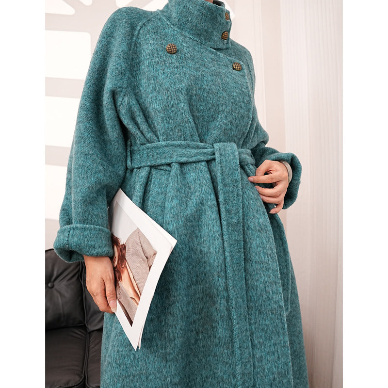 Reversible Wool Coat for Women  Trendy Korean Style